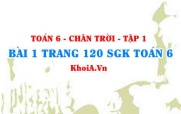 Bài 1 trang 120 SGK Toán 6 Tập 1 Chân trời sáng tạo